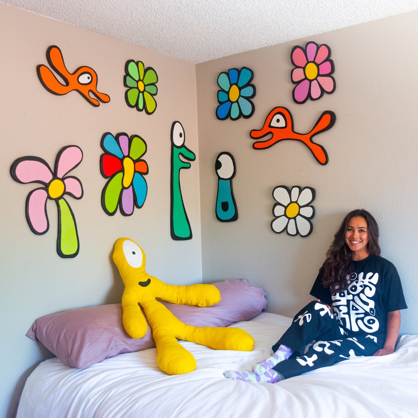 Baby Blue Best Bud Wall Art