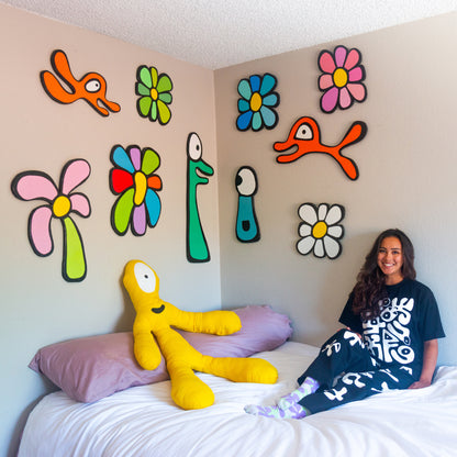 Baby Blue Best Bud Wall Art